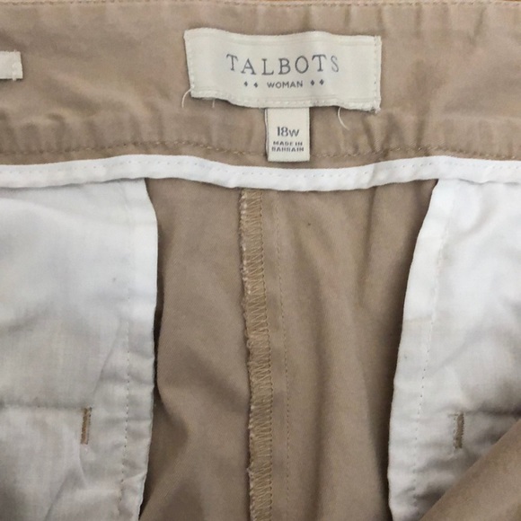 Talbots Tan Ankle Pants - Picture 3 of 3
